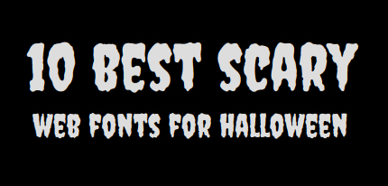 free scary fonts google docs