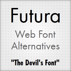 futura font family in css